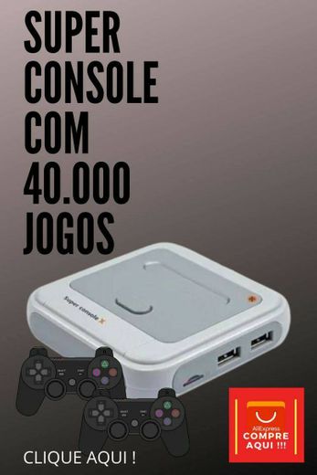 Novo Console com 40.000 jogos Retrô 