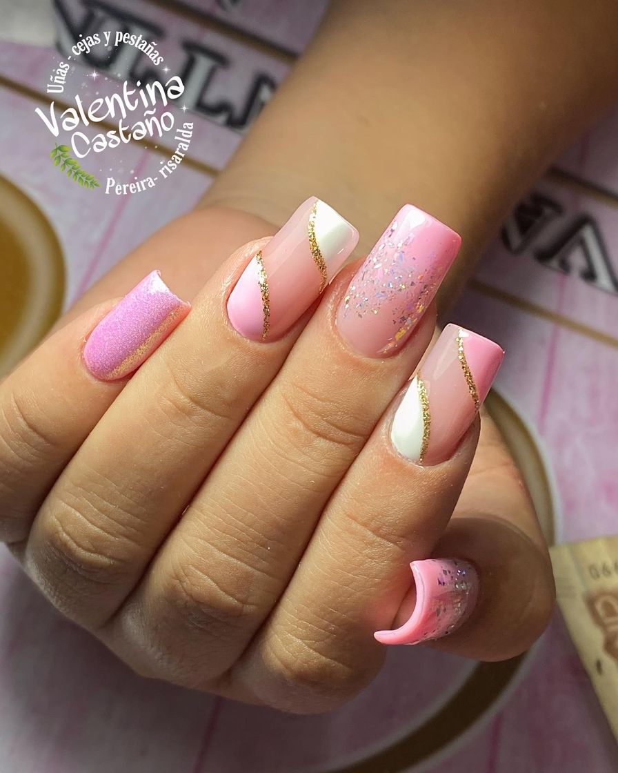 Moda Uñas Rosa 