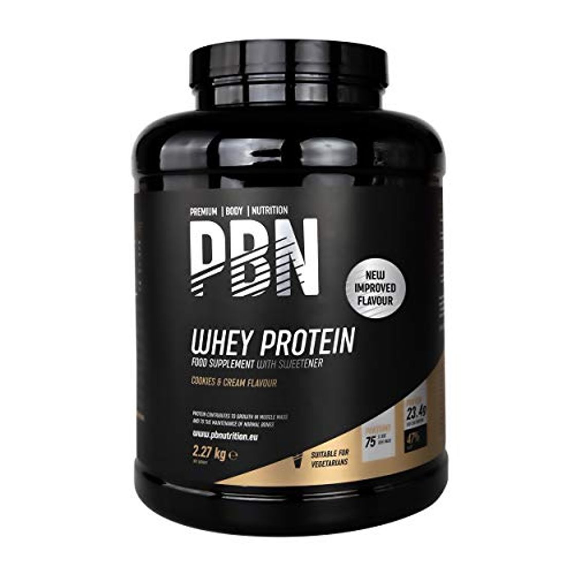 Producto PBN Premium Body Nutrition Proteína de suero de leche en polvo