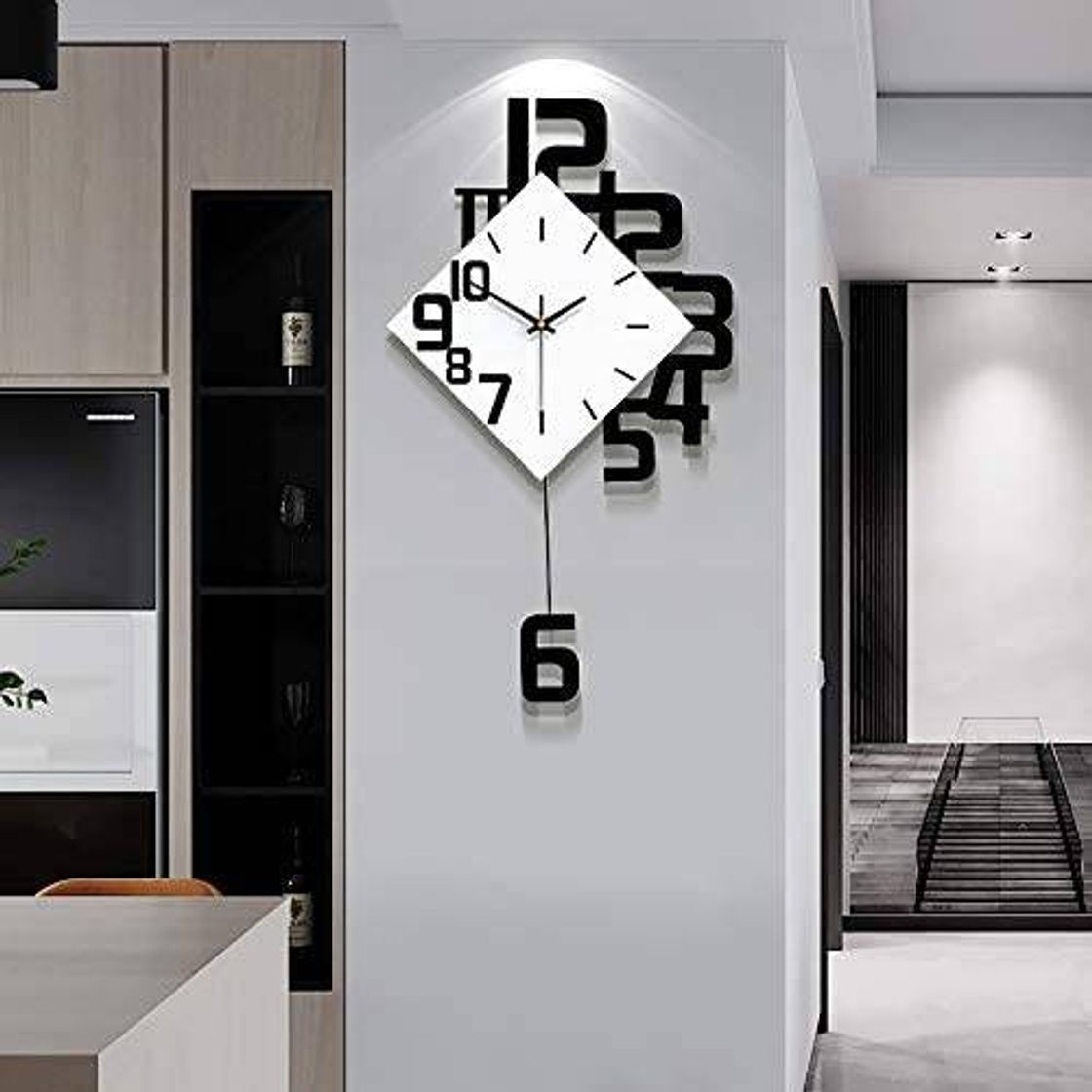 Fashion Reloj de Pared con Péndulo