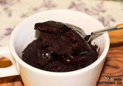 Receta de Brownie en taza 