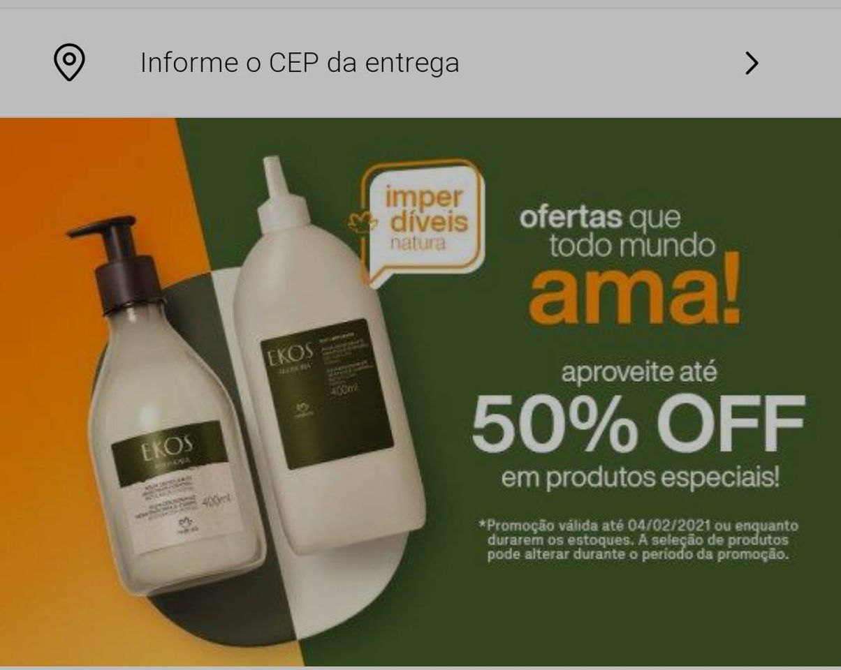 Products Produtos Natura com até 50% de desconto!