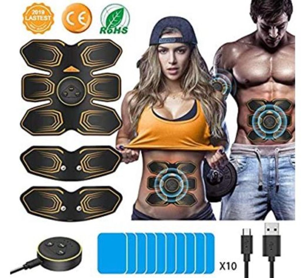 Moda ANLAN Electroestimulador Muscular Abdominales, EMS ...