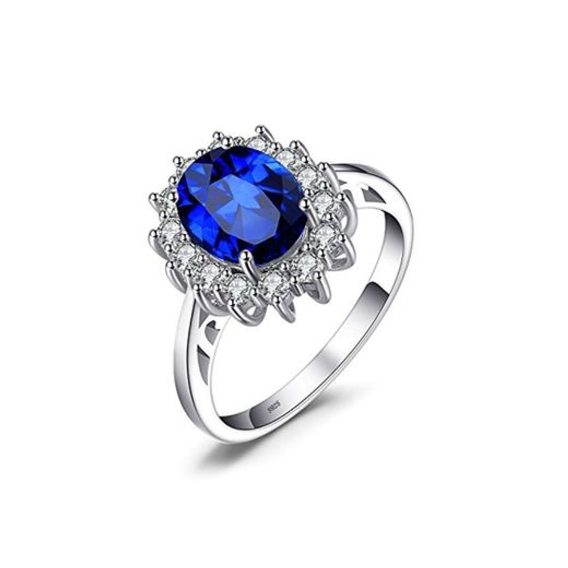 Social JewelryPalace Anillo de Compromiso Solitario Princesa Diana William Kate Middleton 3