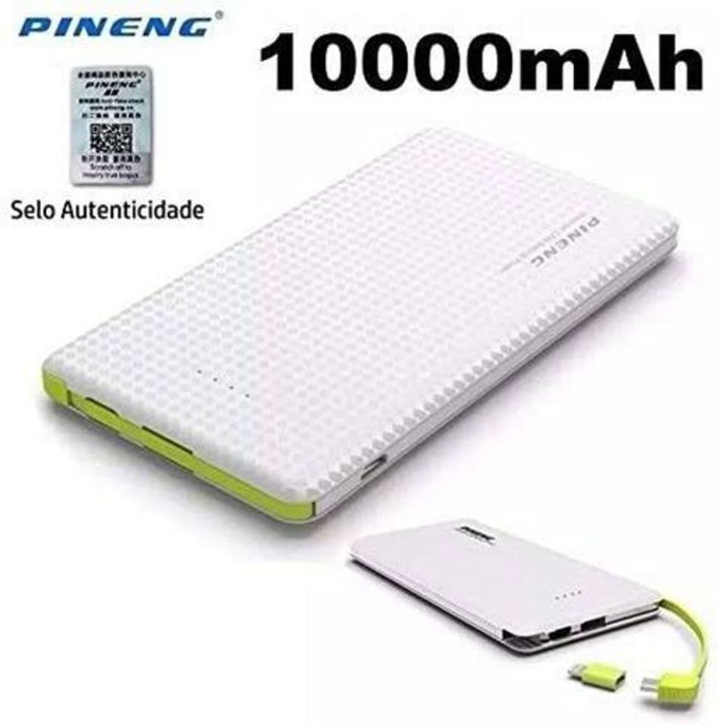 Social Carregador Original Portátil 10.000 MAh Pineng Power Bank Sl