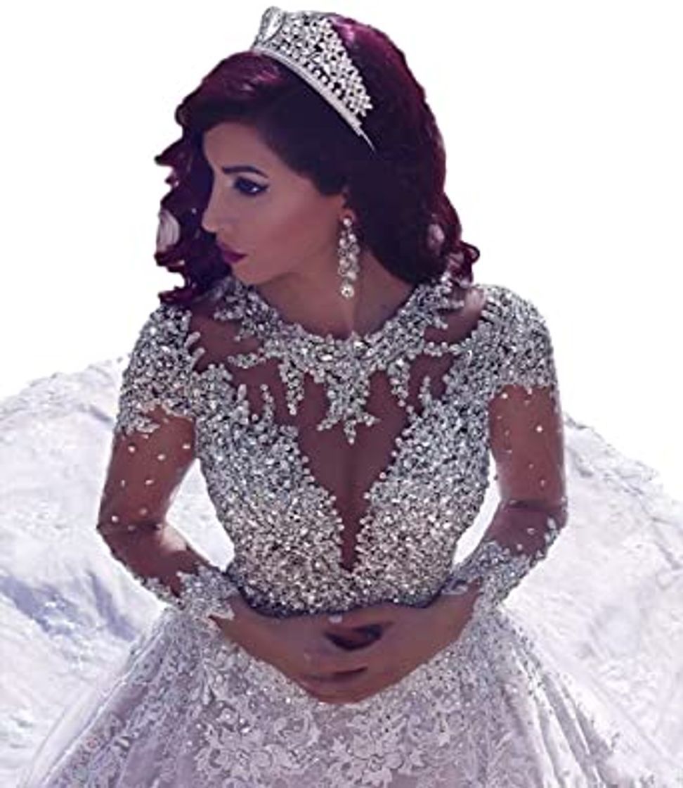 Social Tsbridal Luxury Crystals Wedding Sleeves