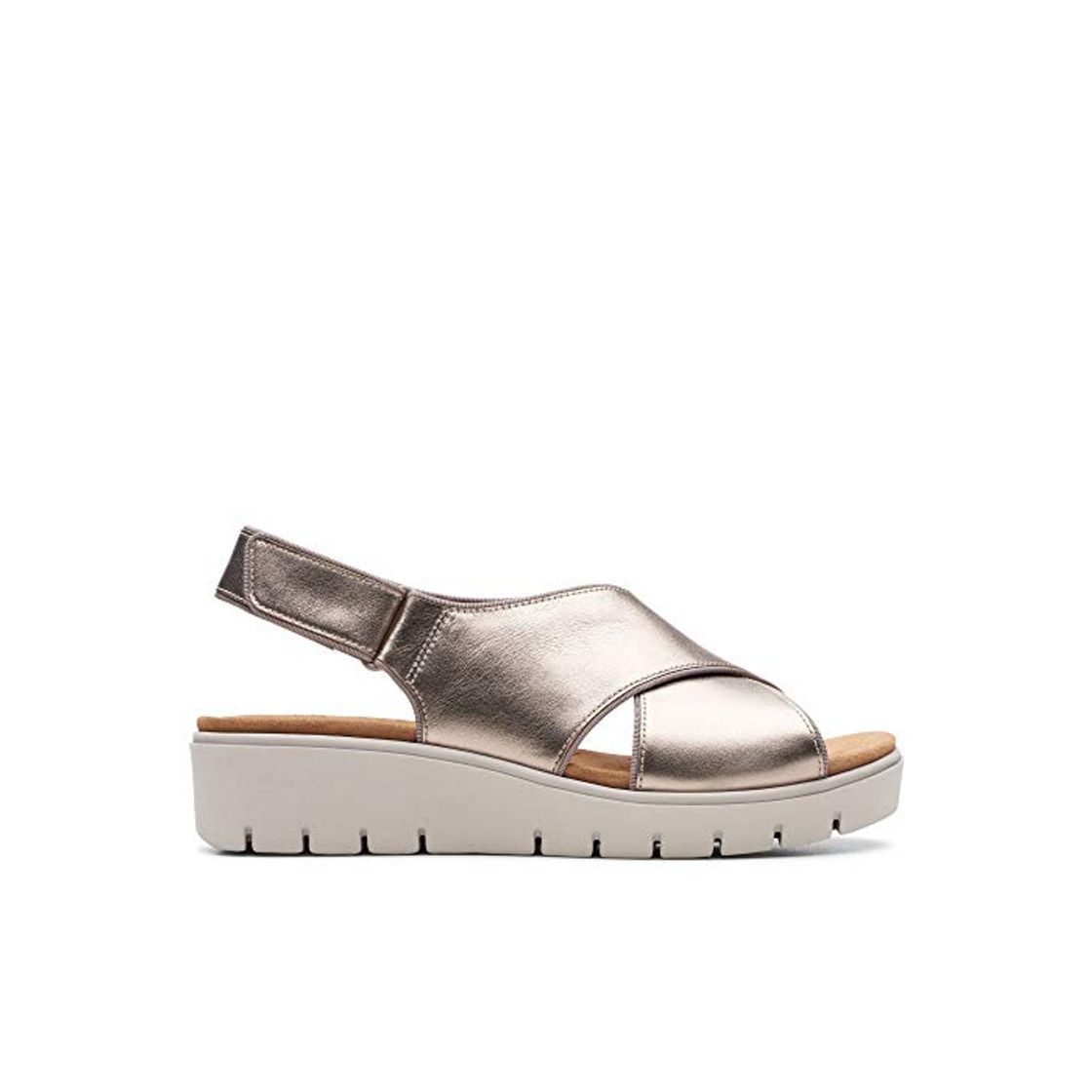 Moda Clarks Un Karely Sun, Chanclas Sandalias Flip-Flop, Dorado