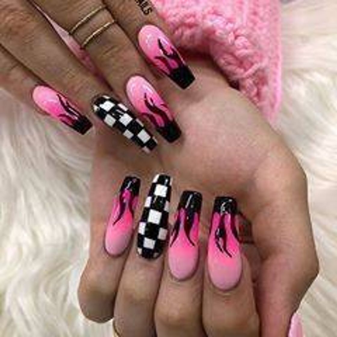 Fashion Longs nails 🖤