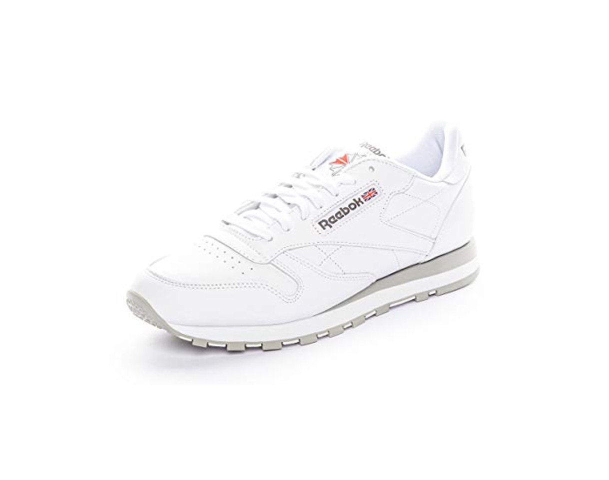 Fashion Reebok Classic Leather - Zapatillas de cuero para hombre, color blanco