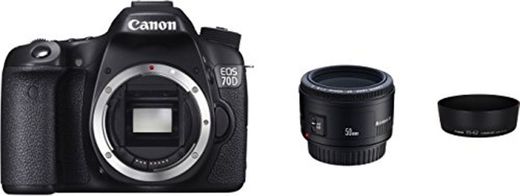 Canon EOS 70D - Cámara réflex Digital (20 MP, Sensor APS-CCMOS de