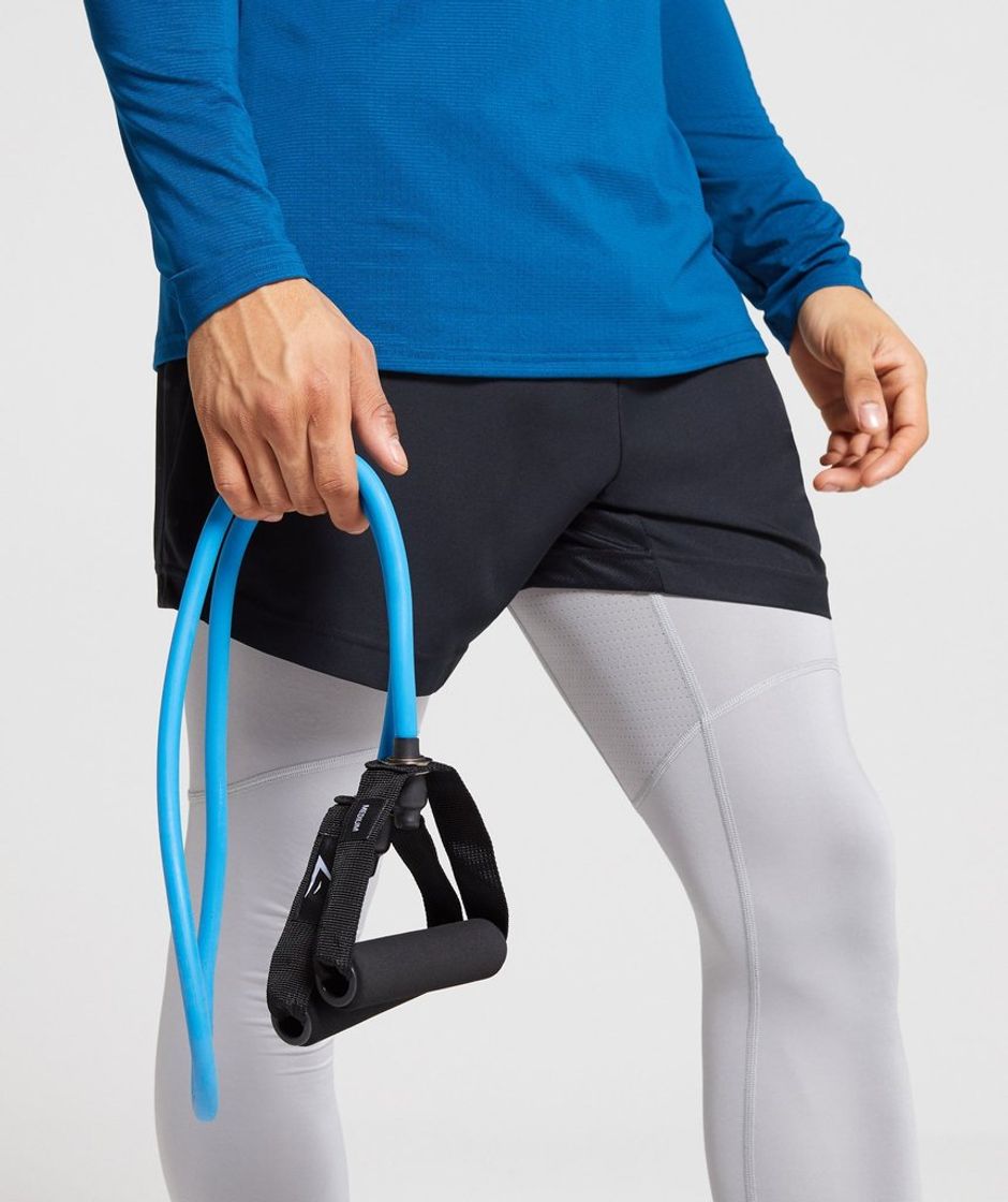 Gymshark Medium Resistance Tubes - Blue | Gymshark