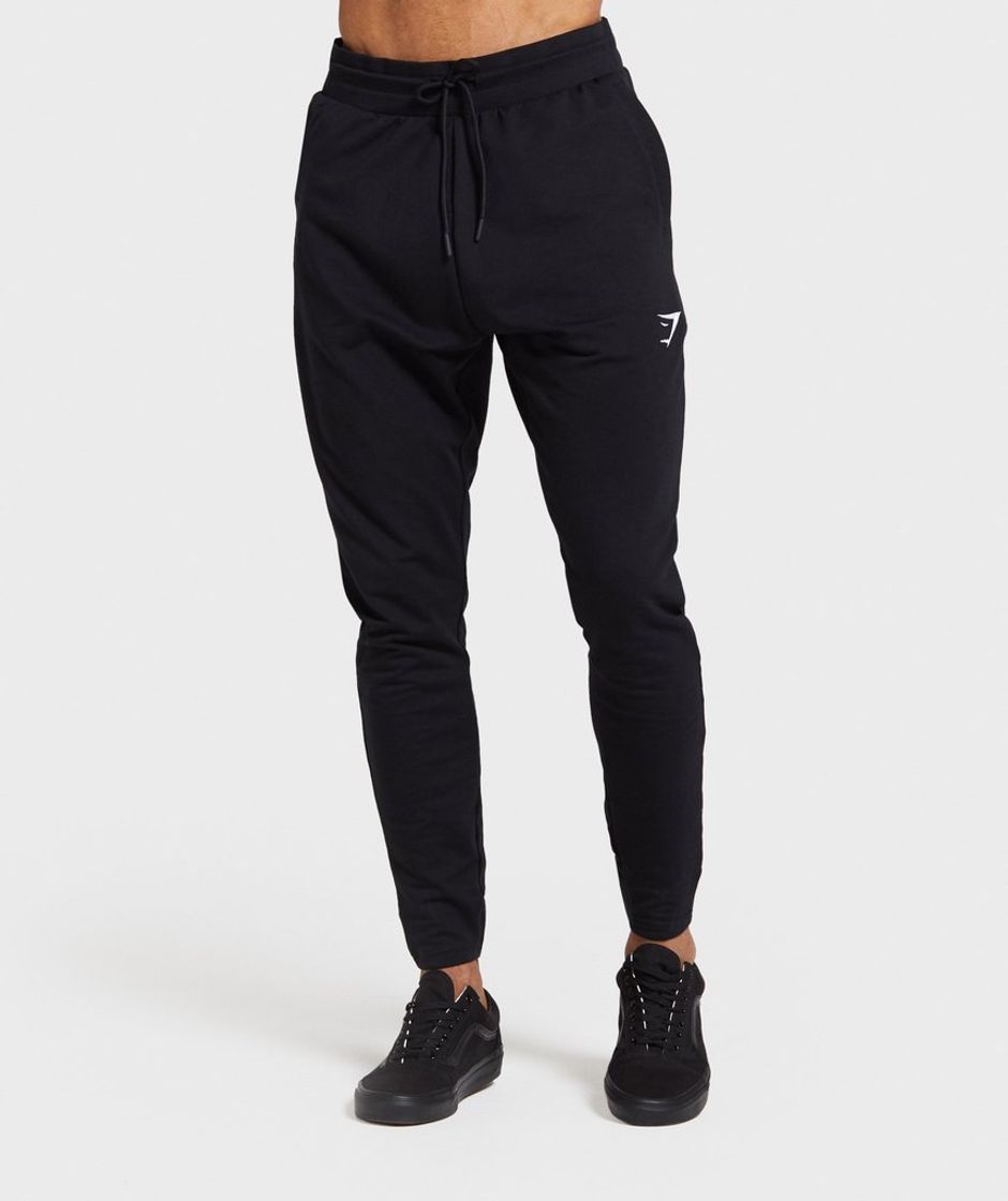 Fashion Gymshark Critical Zip Joggers - Black | Gymshark