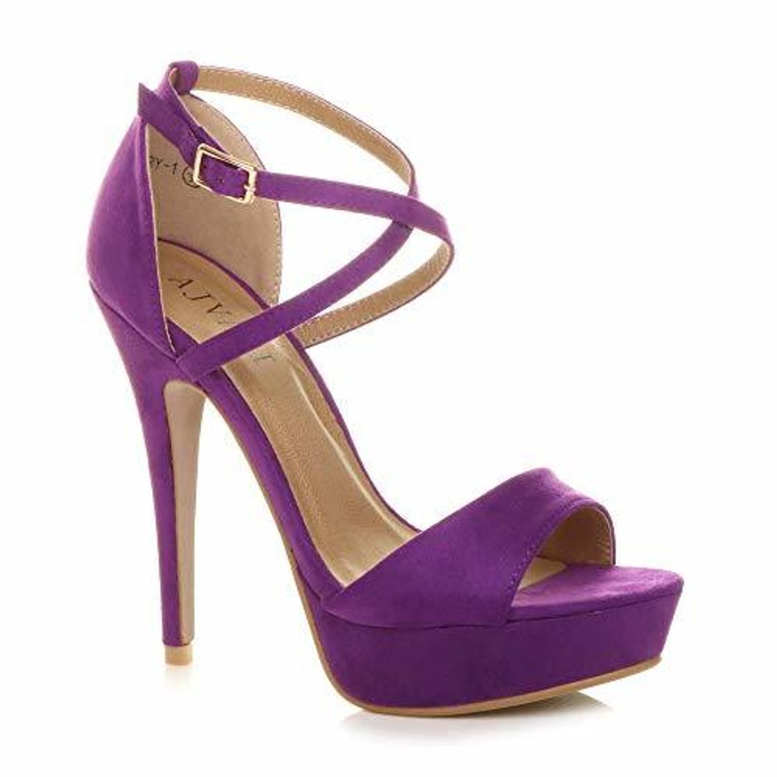 Social Mujeres tacón Alto Plataforma Fiesta Noche Boda Zapatos de Punta Abierta Sandalias