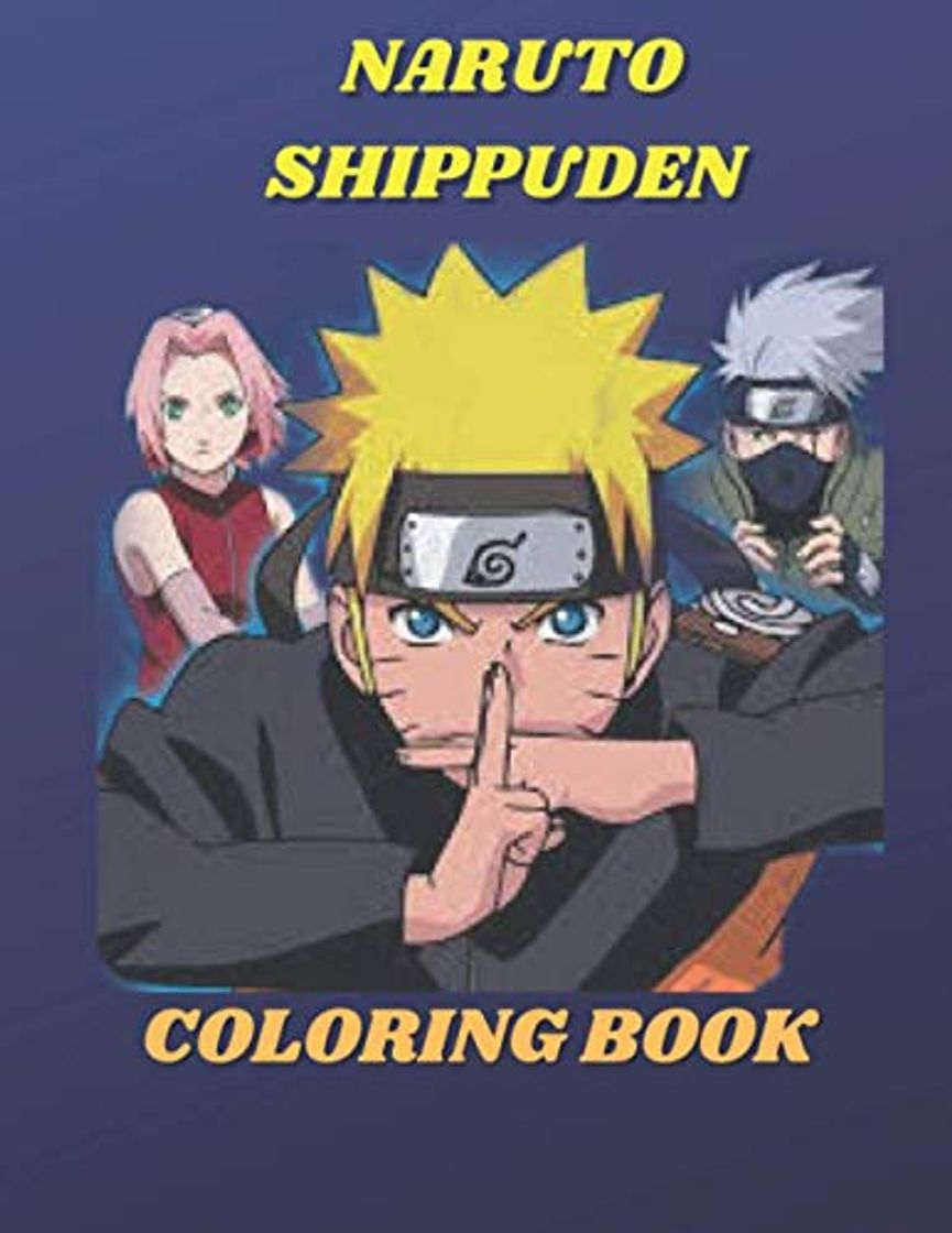 Libros Naruto Shippuden Coloring Book: Perfect Gift For Young And Old Who Love