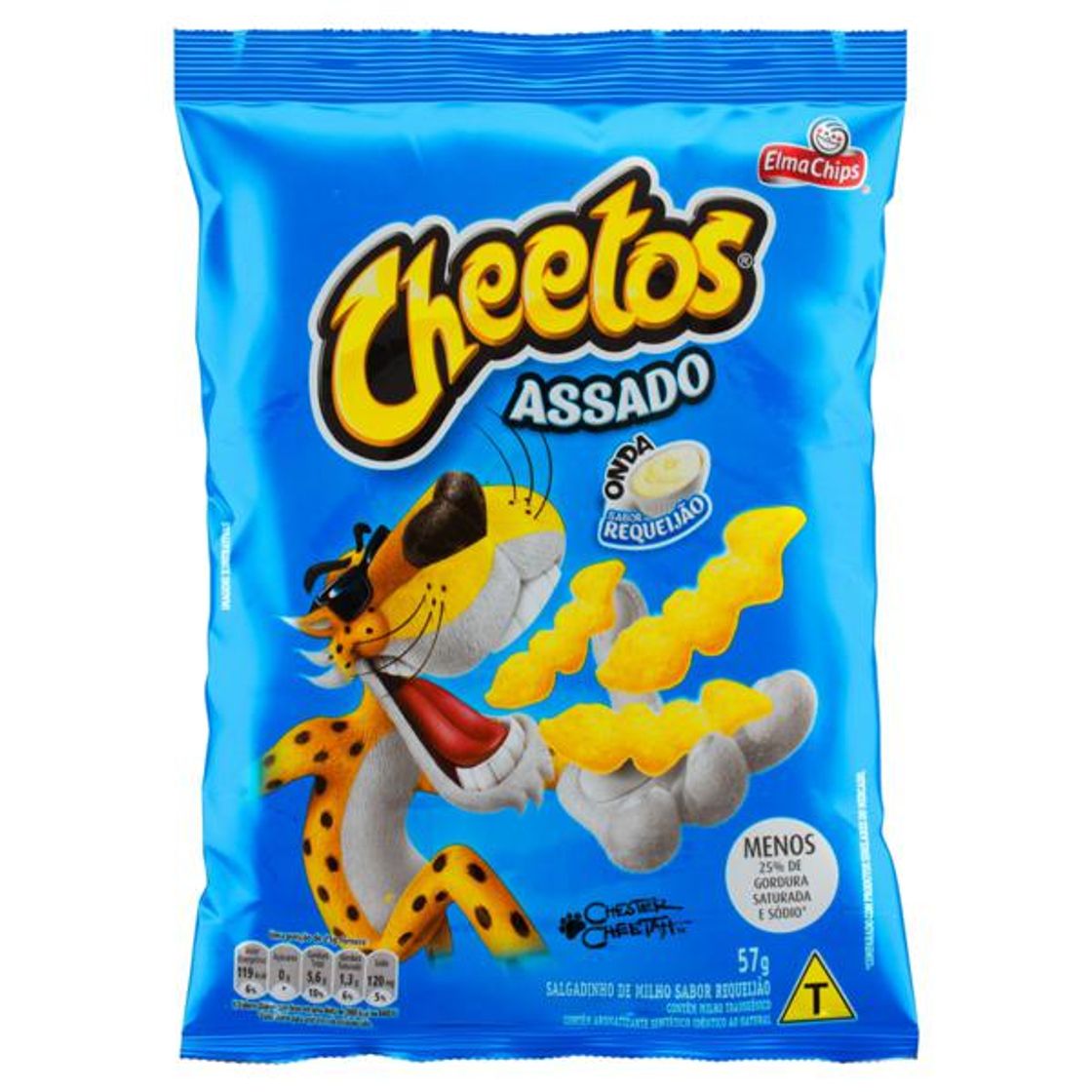 Fashion Salgadinho Sabor Requeijão Elma Chips Cheetos Onda 45g