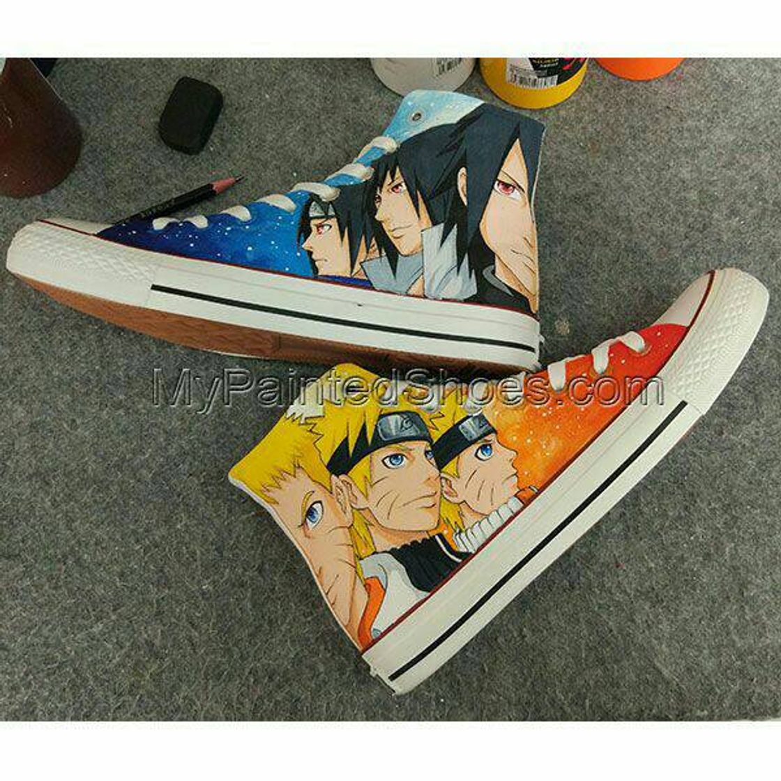 Fashion Tênis customizado de Naruto ✨😍