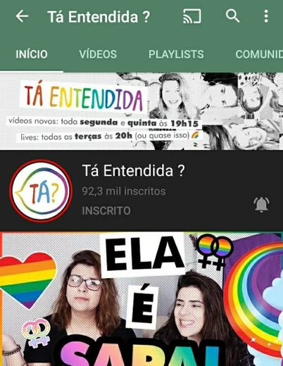 Tá Entendida ? - YouTube