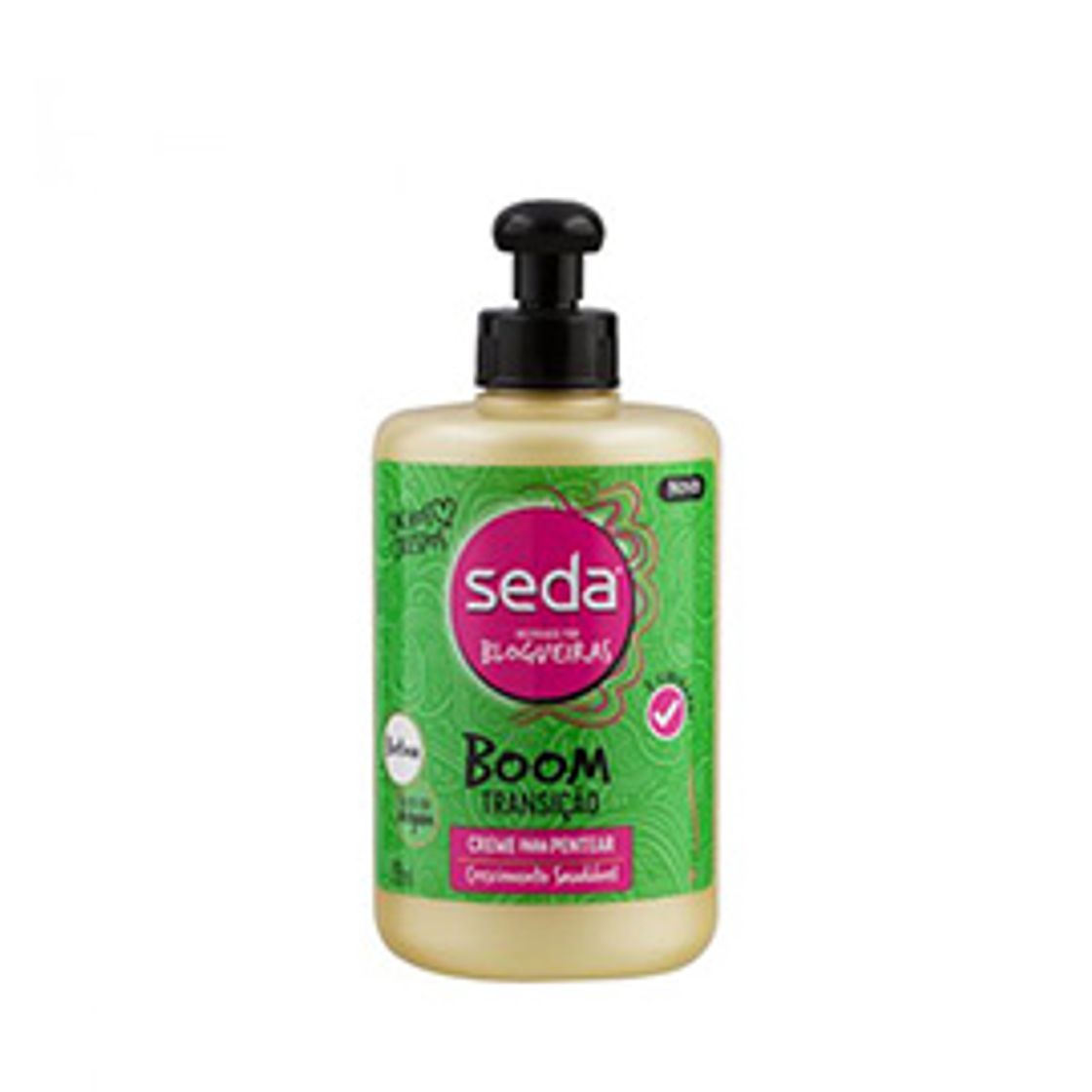 Moda Seda boom creme de pentear transição