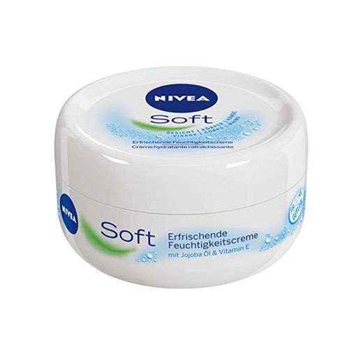 Nivea Soft - Crema hidratante, 200 ml x 4