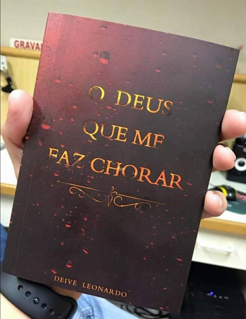 Book O Deus que me faz chorar- Deive Leonardo 