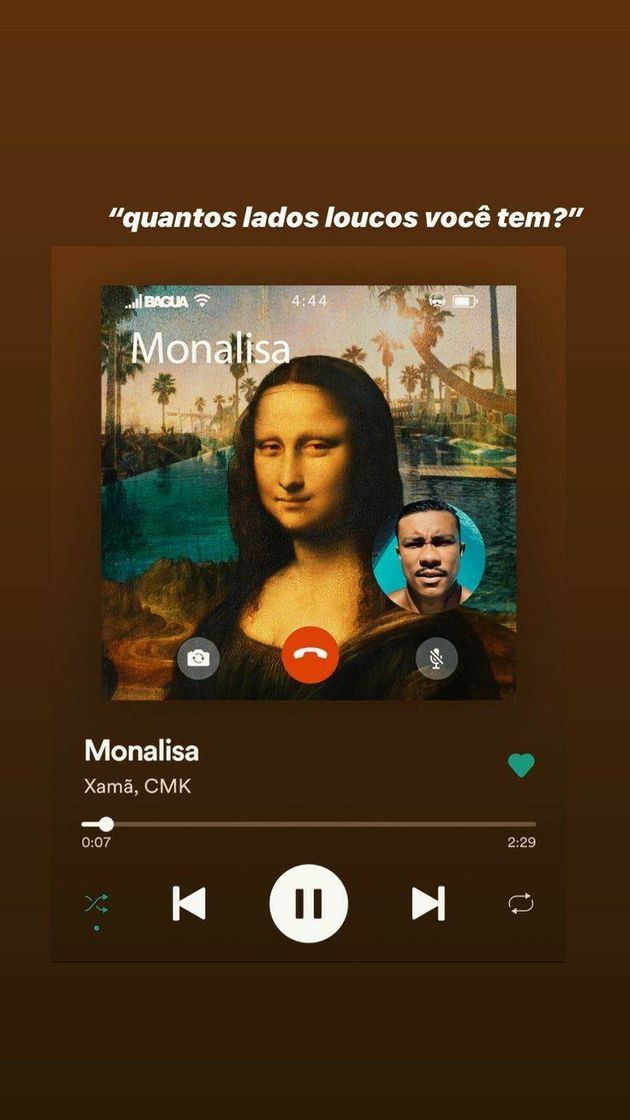 Canción Monalisa - Xamã 