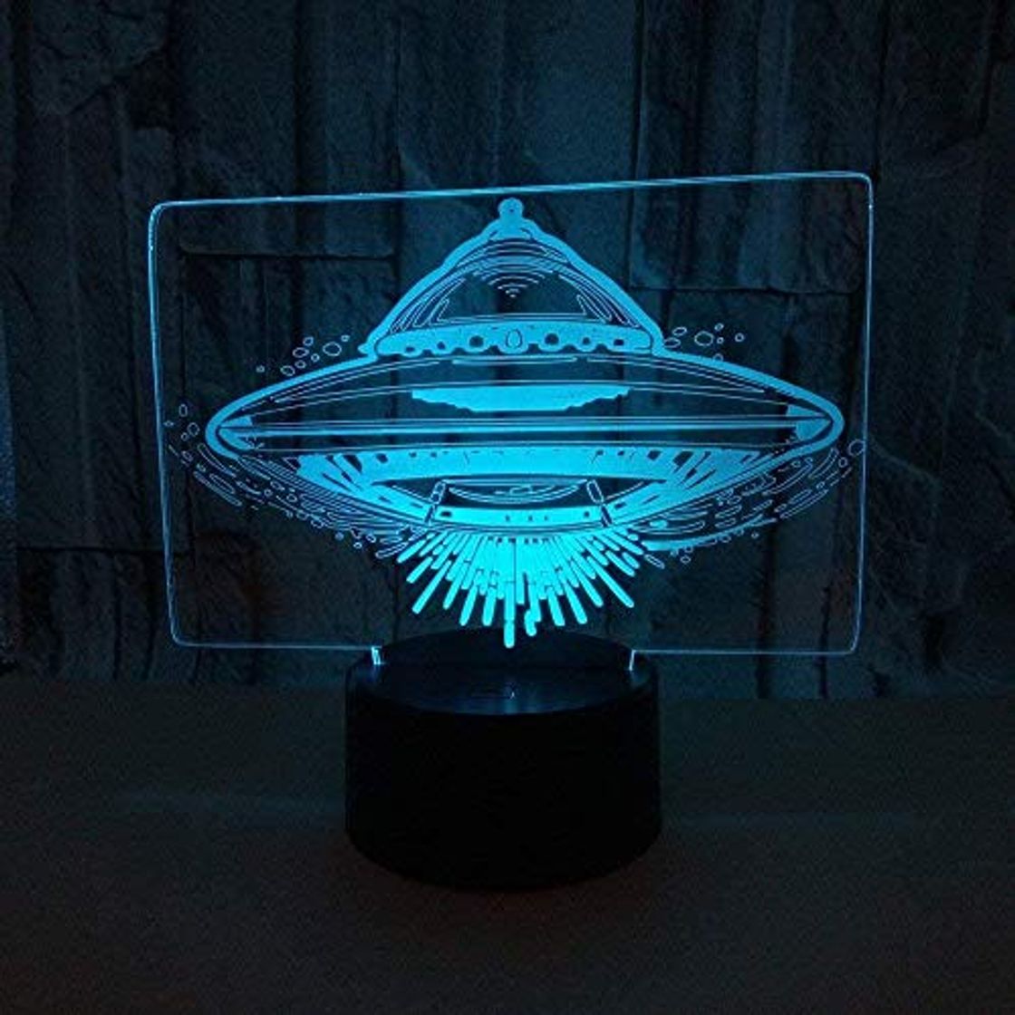 Productos Lámpara de ilusión 3D   Luz nocturna Ufo Ufo Light Ufo ful Touch    Vision Light