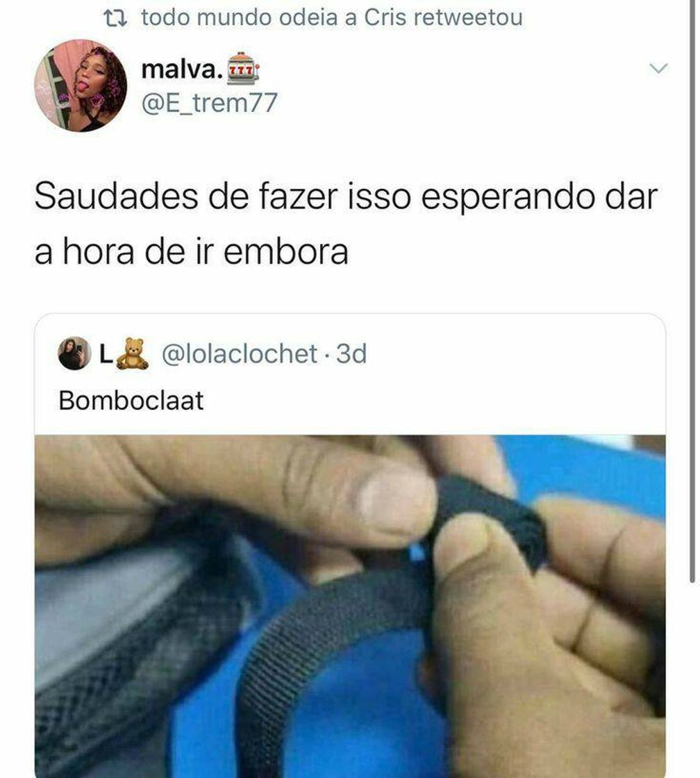 Moda Todo mundo fazia isso kkkkk