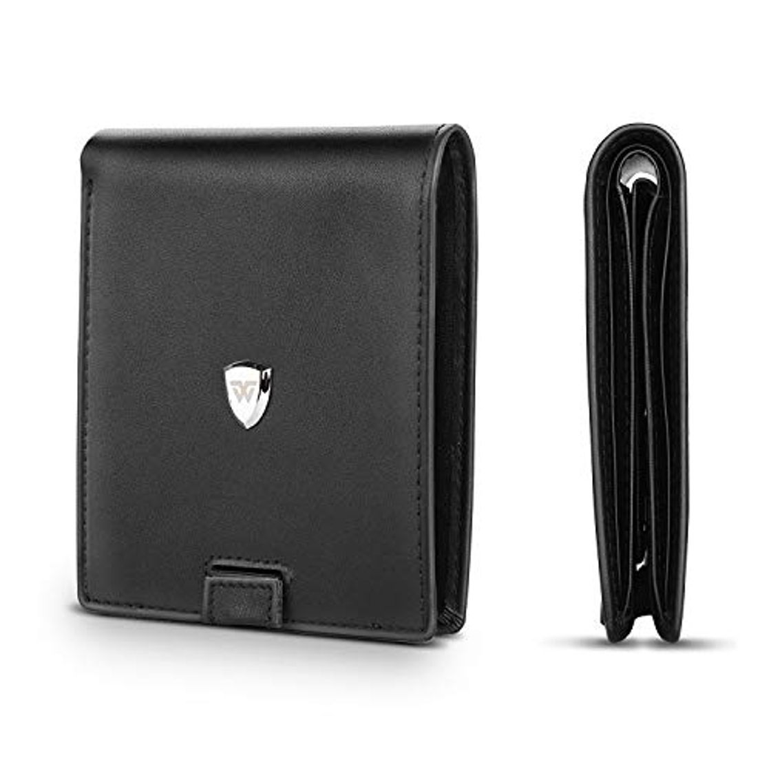 Product wilbest® Cartera Hombre, Cartera RFID, Billetera de Hombre de Piel con 2