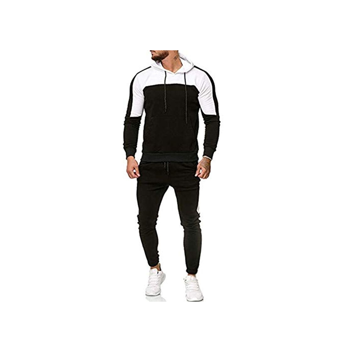 Social chándal para Hombre, Moda Casual otoño e Invierno Chandal Completo para Hombre