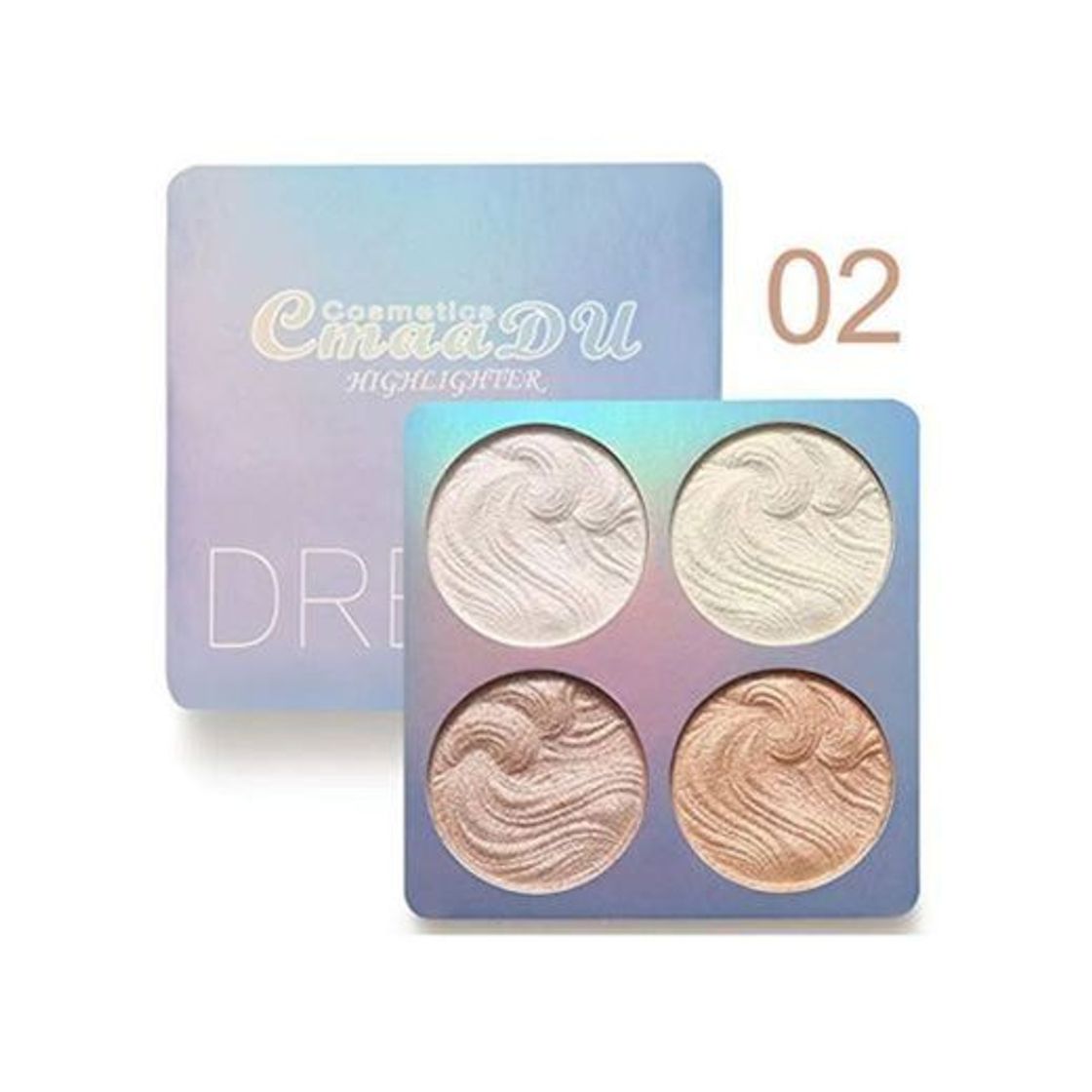Social Lucoss Paleta de Iluminadores de Maquillaje