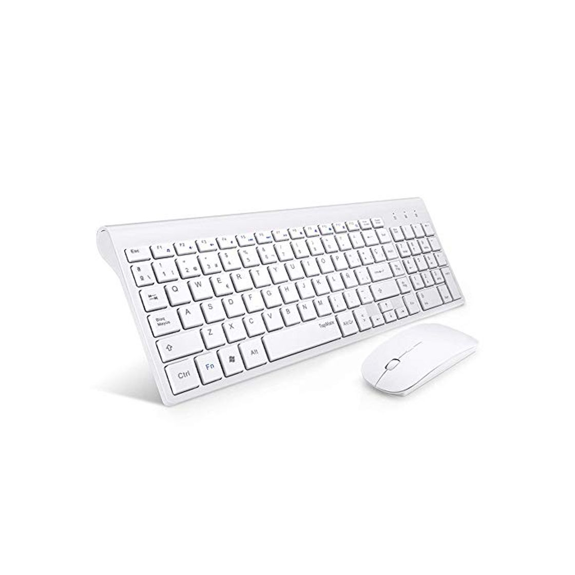 Product TopMate. Combinación de Teclado y Mouse inalámbricos Teclado Ultra Delgado con Ratones