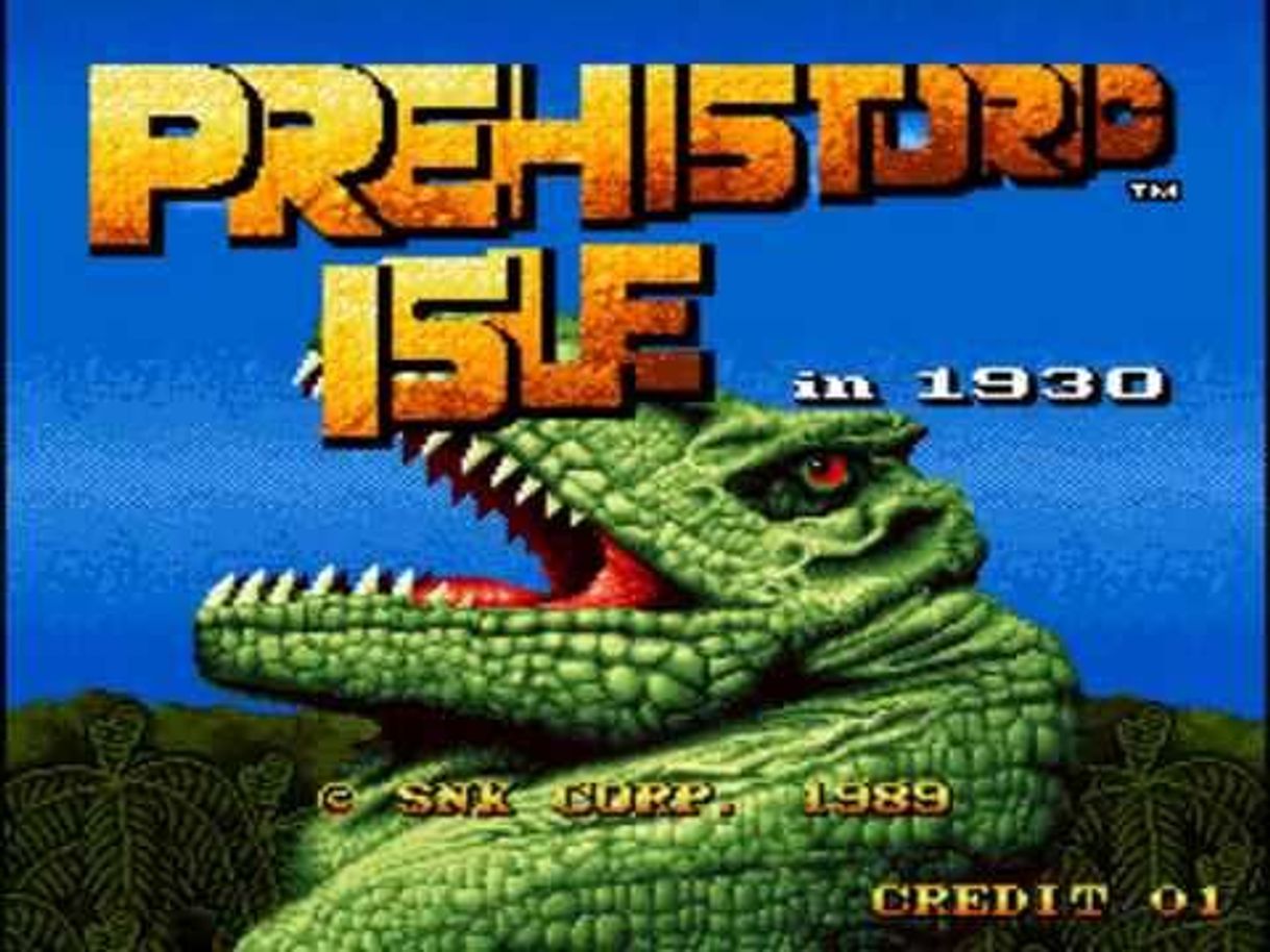 Videogames prehistoric island