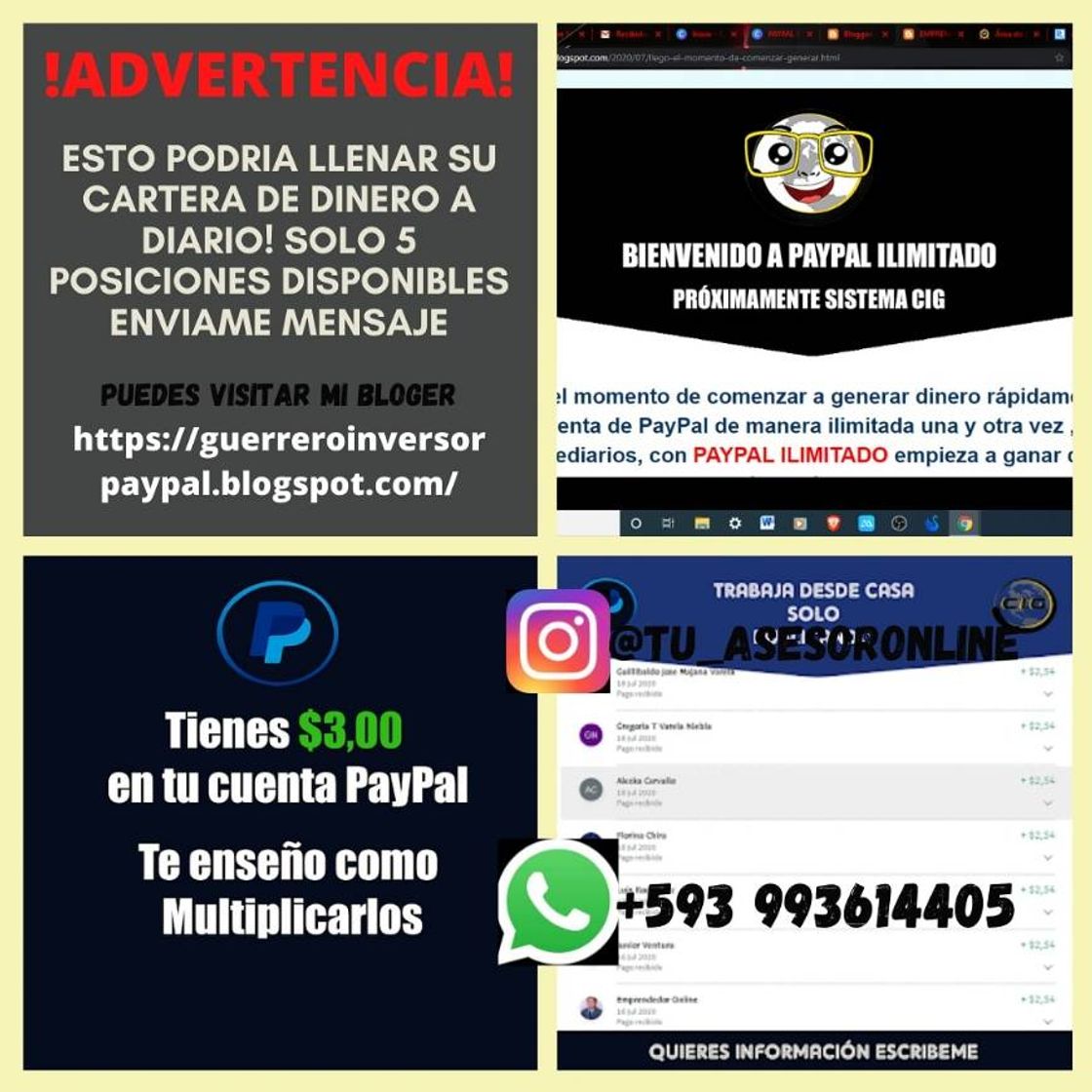 Moda PayPal ilimitado