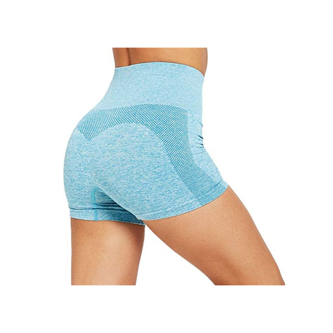 Fashion SotRong Pantalones Cortos Deportivos sin Costuras para Mujer Pantalones Cortos de Yoga Cómodos Pantalones Cortos para Correr Entrenamiento Ejercicio Fitness Pantalones Cortos de Gimnasio Verde S