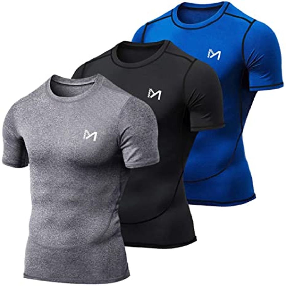 Moda MEETYOO Camiseta Compresion Hombre