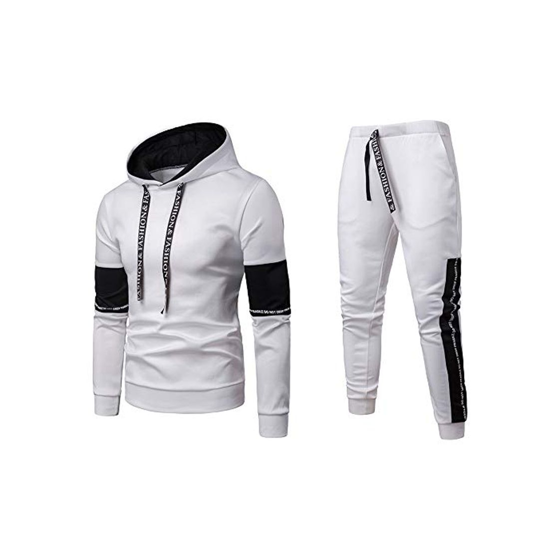 Social chándal Completo para Hombre, Moda Slim fit otoño e Invierno Conjunto Deportivo