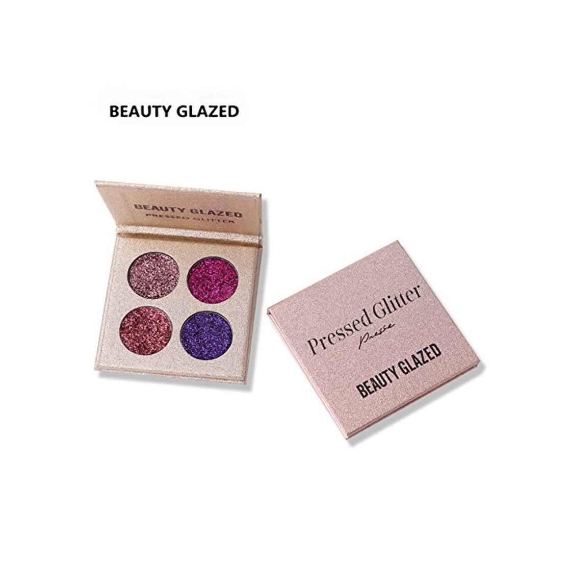 Social Purpurina Sombra De Ojos Paleta de maquillaje Shimmer pigmentos Polvos de maquillaje