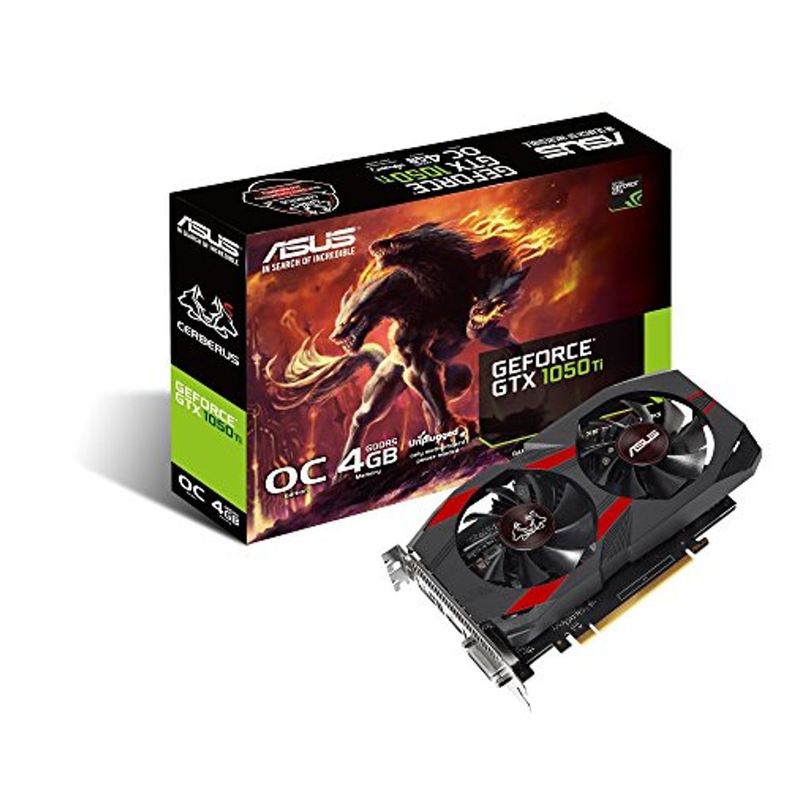 Social ASUS CERBERUS-GTX1050TI-O4G, Tarjeta Gráfica