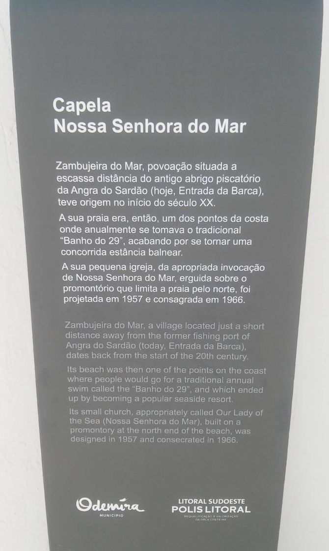Social Odemira Turismo / Capela de Nossa Senhora do Mar