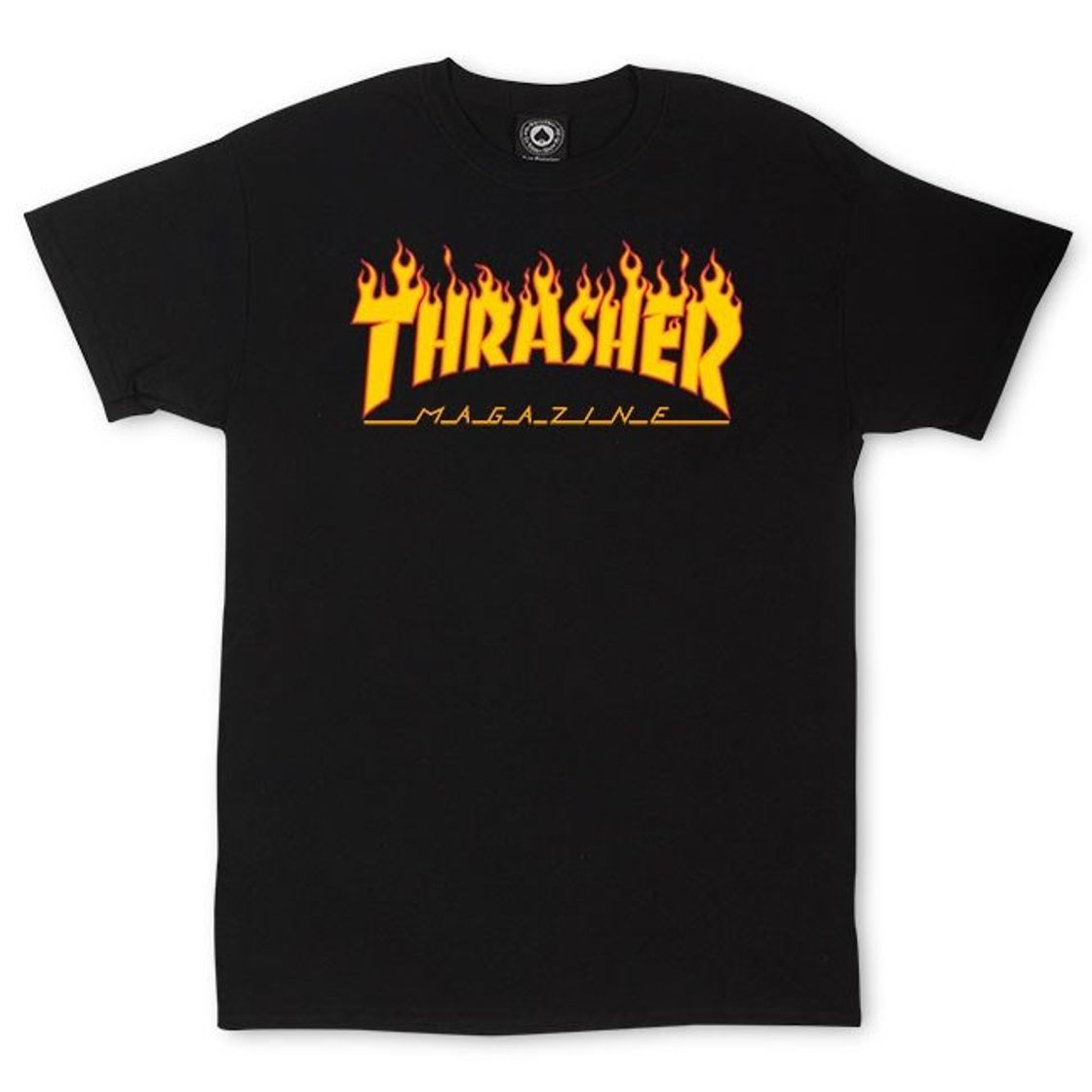 Fashion THRASHER TRUTSH05749 Camiseta, Negro