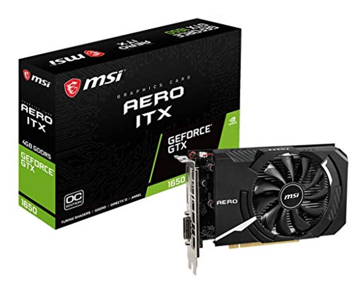 Producto Msi Geforce GTX 1650 Aero ITX 4G OC Tarjeta Gráfica