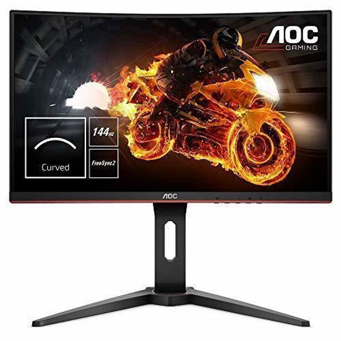 Social AOC C24G1 - Monitor Gaming Curvo de 24" con Pantalla Full HD