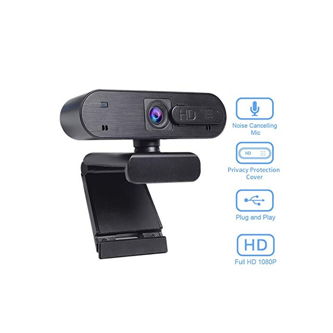 Products Webcam Anivia Full HD Webcam USB de 1080p con micrófono dual Cámara de 2MP Autofocus Cámara web HDR Videoconferencia y grabación de pantalla panorámica para computadora portátil Skype Stream Gaming