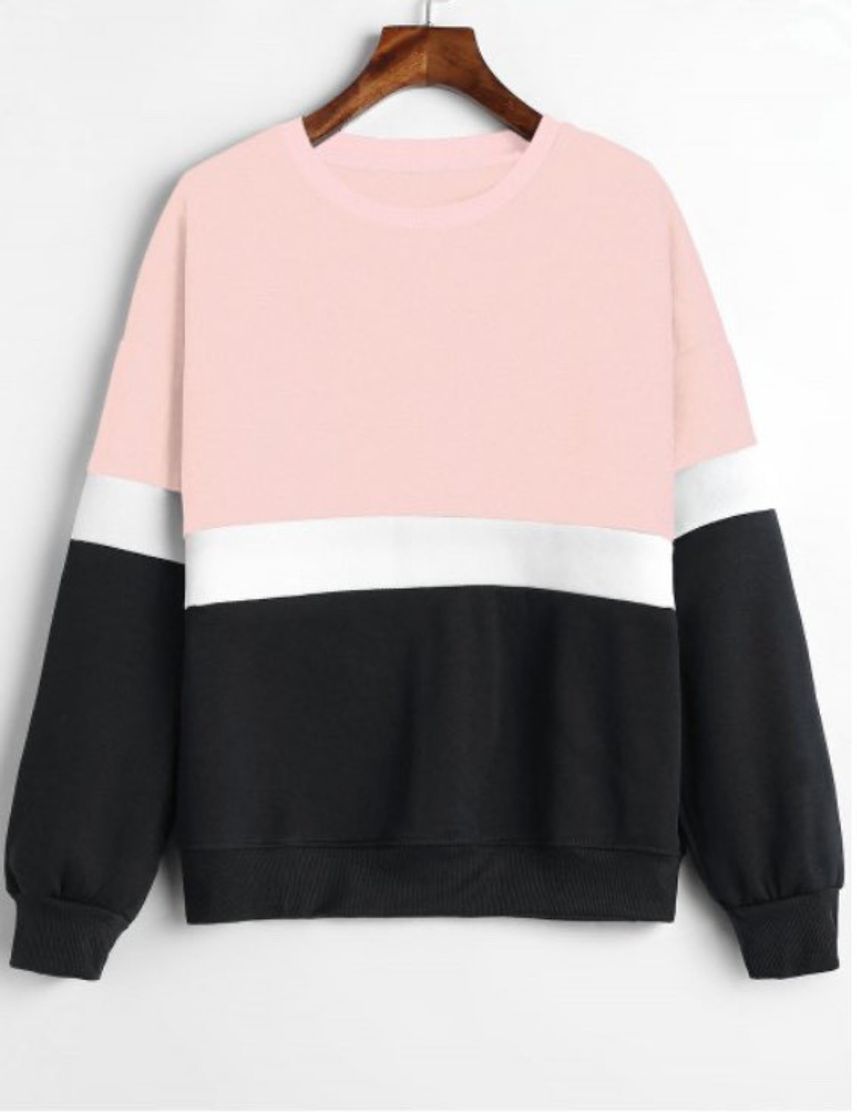 Social Sudadera negro y rosado