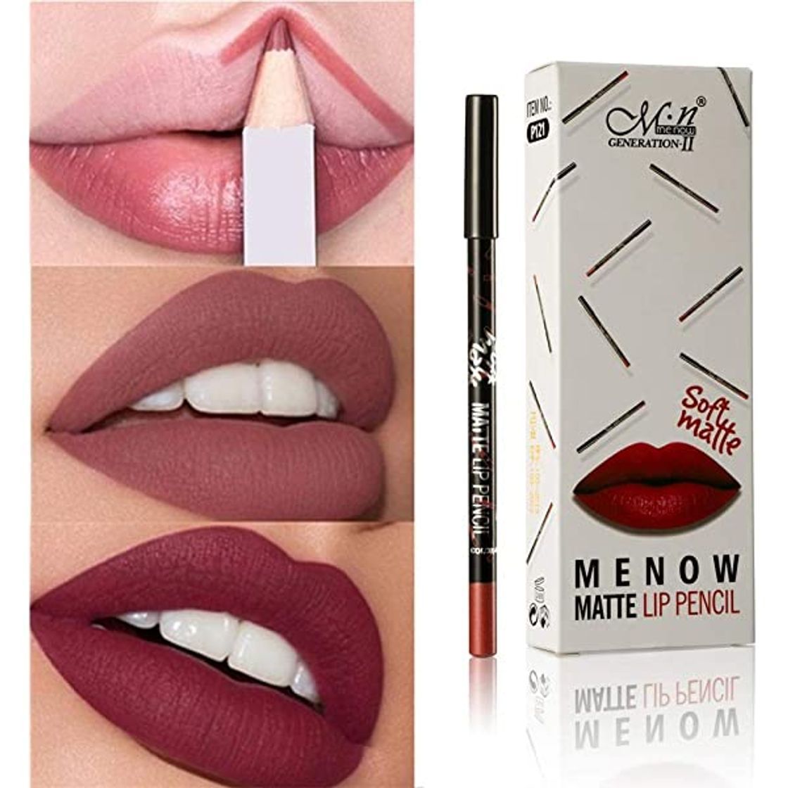 Social CINEEN 12 Colores Mezclado Impermeable Lápiz Delineador de Labios de Profesional Lápiz Labial Maquillaje Lipliner Pencil Set Con Tapa