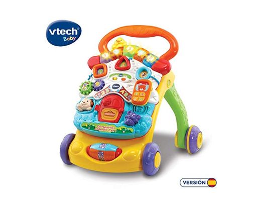 VTech - Correpasillos Andandín 2 en 1, Diseño Mejorado, Andador Bebé InTeractivo