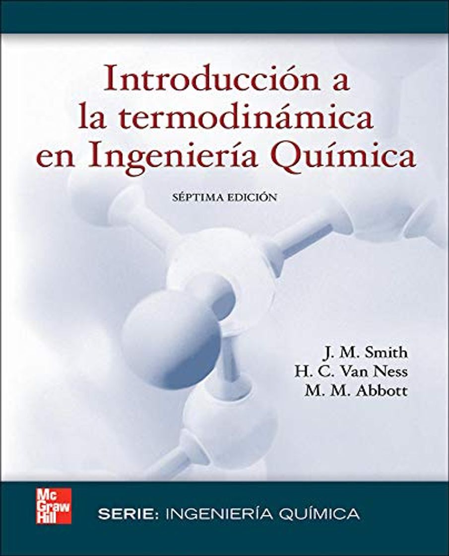 Book INTRODUCCION A LA TERMODINAMICA EN INGENIERIA QUIMICA