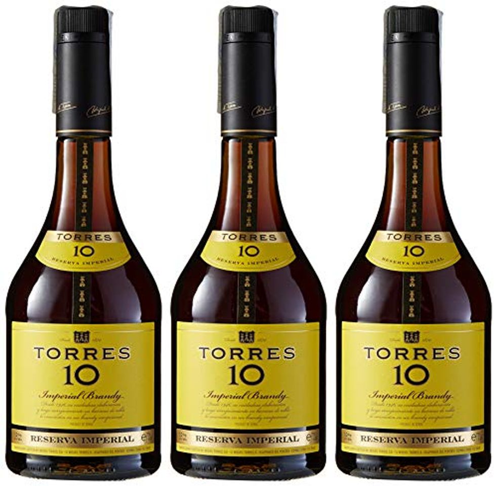 Social Torres 10, Brandy - 3 botellas de 70 cl, Total