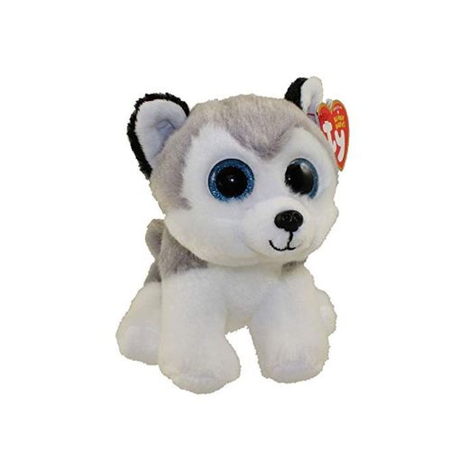 TY - Beanie Babies Buff, peluche husky, 15 cm