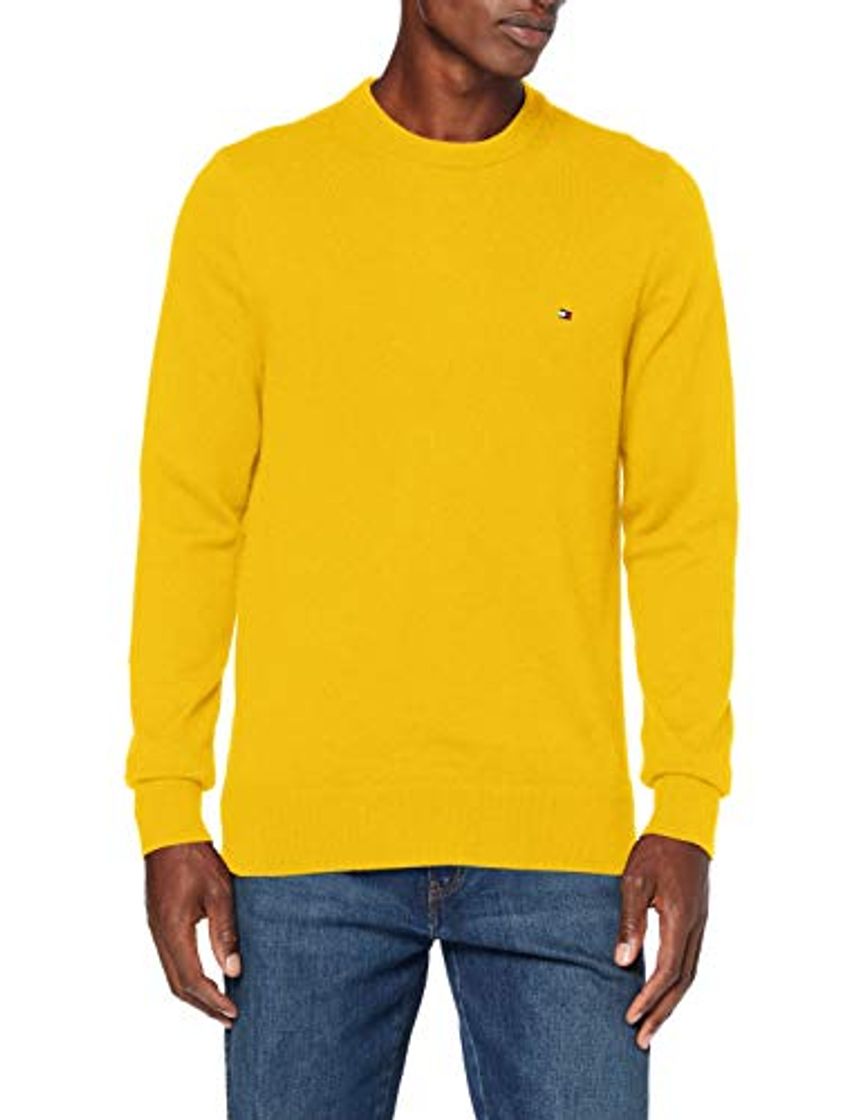 Producto Tommy Hilfiger Pima Cotton Cashmere Crew Neck Suéter, Amarillo